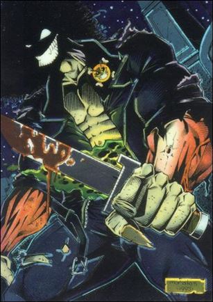 Evil Ernie Series II Chromium: Glow in the Dark (Base Set) card 76 Mysteries of Chaos! - 