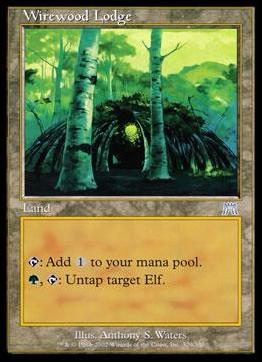 Magic the Gathering: Onslaught (Base Set) card 329 Wirewood Lodge