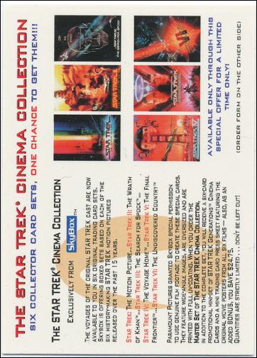 Star Trek: The Next Generation - The Episode Collection Season Three (Cinema Collection Offer Card Subset) card nn The Star Trek Cinema Collection