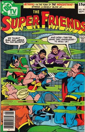 Super Friends (1976) issue 24-B UK Price Cover