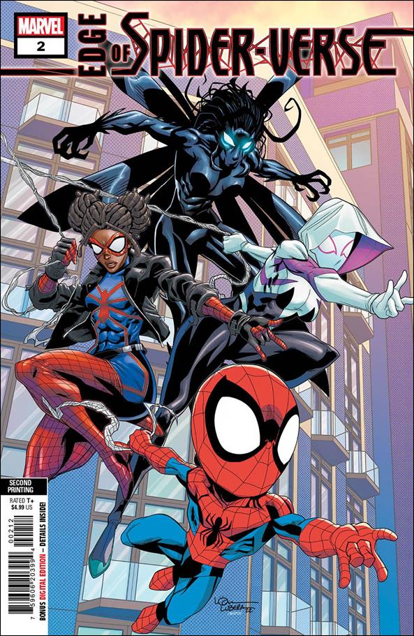 Edge of Spider-Verse (2022) issue 2-D Logan Lubera Cover (2nd Printing)