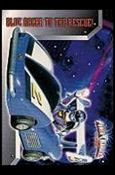 Power Rangers Turbo (Base Set) card 11 Blue Racer to the Rescue!