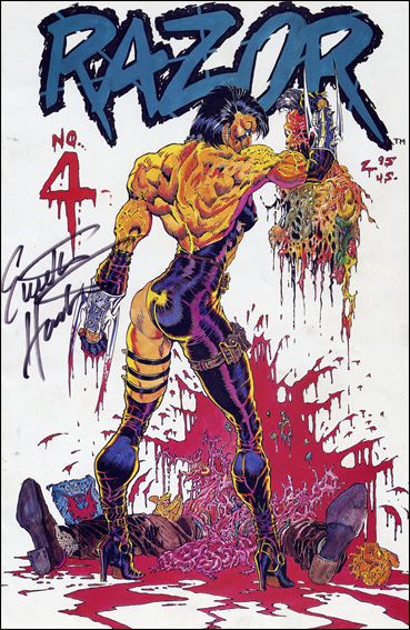 Razor (1991) issue 4 Standard Cover