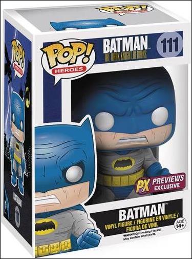 POP! Heroes figure 111 Batman (Blue Suit) Previews Exclusive