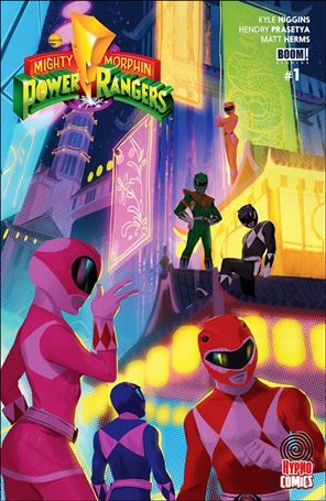 Mighty Morphin Power Rangers issue 1-SK Helen Chen Hypno Comics Cover