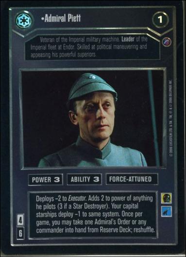 Star Wars: Reflections II: Expanding the Galaxy (Base Set) card 19 Admiral Piett