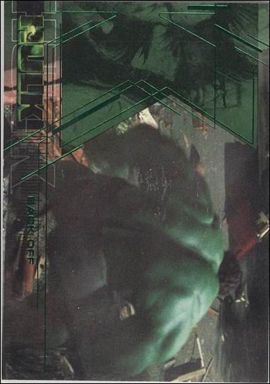 Hulk Film and Comic Cards (Base Set) card 13 Back Off
