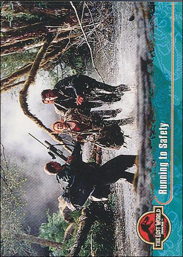 Lost World: Jurassic Park (Base Set) card 5 Running to Safety