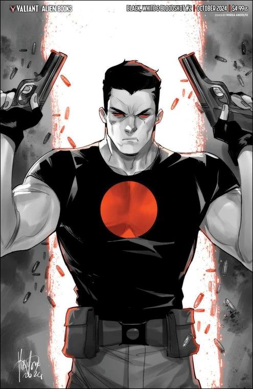 Black White & Bloodshot issue 2-D Mirka Andolfo Virgin 1:10 Cover