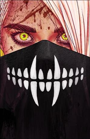 Something is Killing the Children issue 23-C Jenny Frison Die Cut Bloody Mask Cover