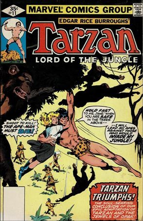Tarzan (1977) issue 11-B Whitman Cover