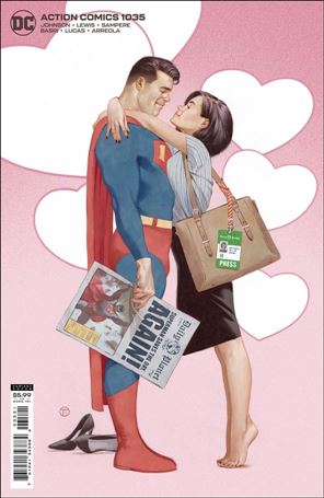Action Comics (1938) issue 1035-B Julian Totino Tedesco Cardstock Cover