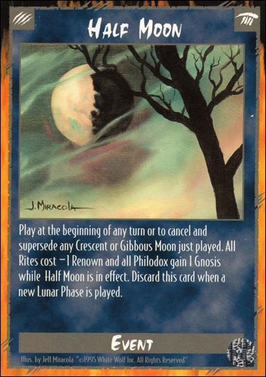 Rage Limited (Base Set) card 122 Half Moon 