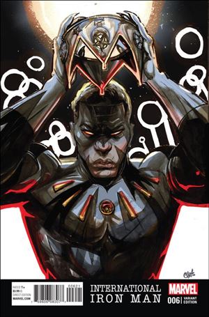 International Iron Man issue 6-B Chris Visions Black Panther Cover