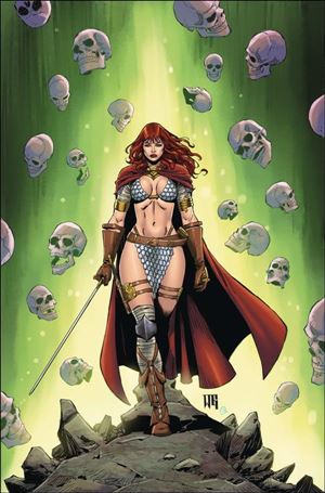 Red Sonja (2023) issue 13-J Walter Geovani Virgin 1:15 Cardstock Cover
