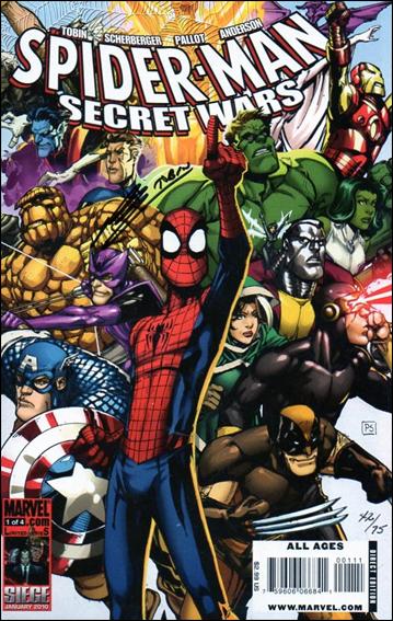 Spider-Man & the Secret Wars issue 1-B DF (Signed by Paul Tobin) 1/75