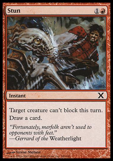 Magic the Gathering: 10th Edition (Base Set) card 240 Stun