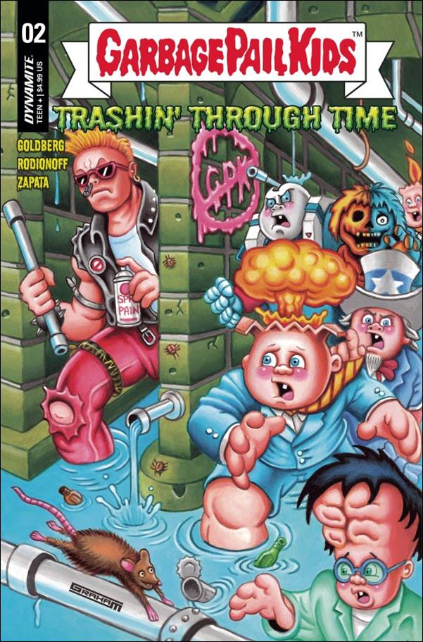 Garbage Pail Kids: Trashin' Through Time issue 2-C Dustin Graham Cover