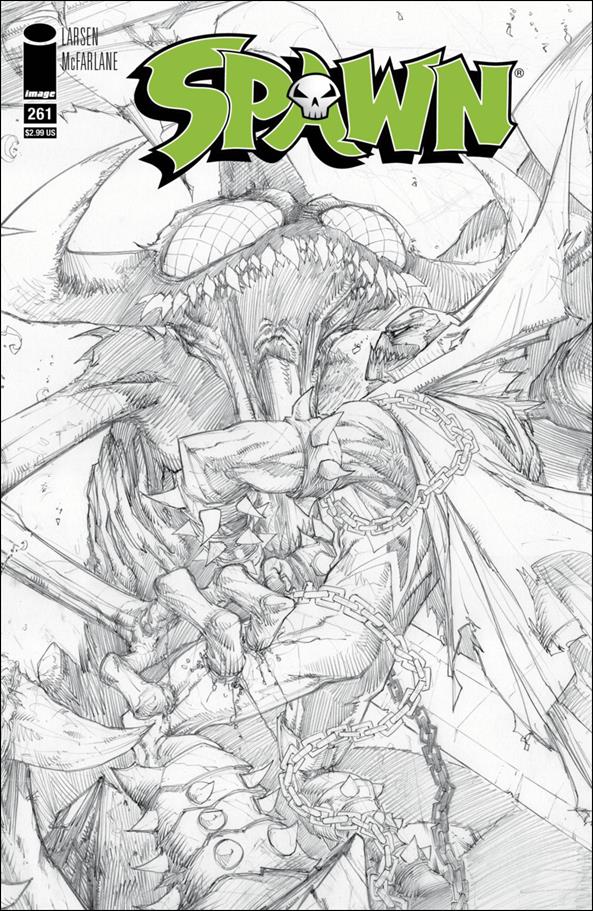 Spawn issue 261-B Gerardo Sandoval Sketch Cover