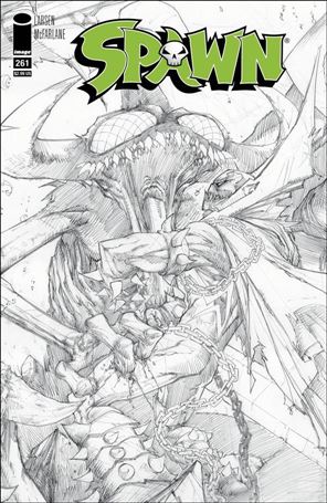 Spawn issue 261-B Gerardo Sandoval Sketch Cover