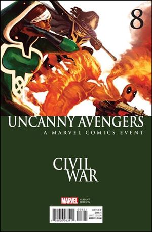 Uncanny Avengers (2015/12) issue 8-B Civil War Cover