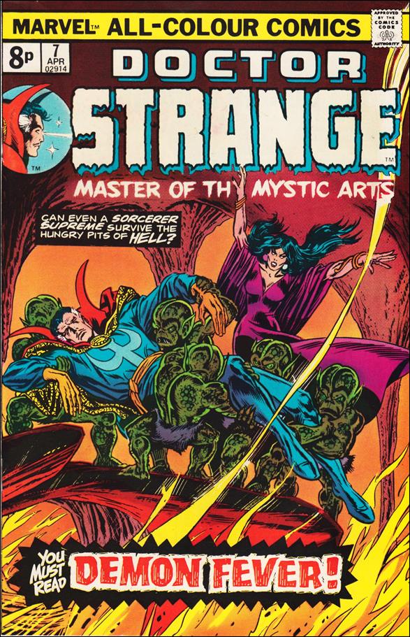 Doctor Strange (1974) issue 7-B UK Price Cover