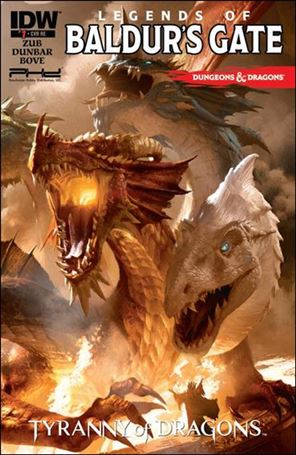 Dungeons & Dragons: Legends of Baldur's Gate issue 1-E Michael Komark PHDGames Cover