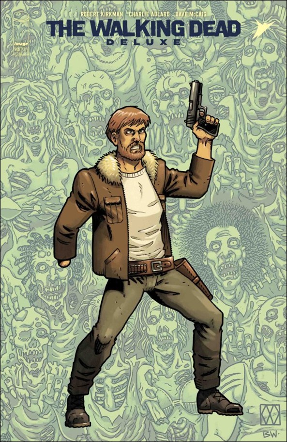 Walking Dead Deluxe issue 115-C Matt Wagner Connecting Cardstock Cover