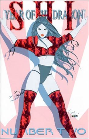Shi: Year of the Dragon issue 2-D Young & Deadly Red Foil Cover