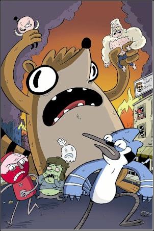 Regular Show issue 1-O Phantom "Fantastic Four #1"  Homage Virgin Cover