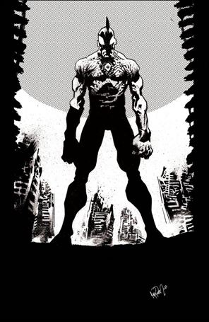 Ultramega issue 2-F James Harren 1:5 B&W Virgin Cover (2nd Printing)