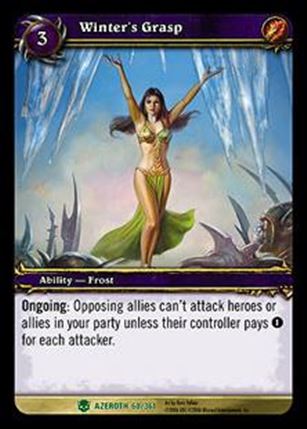 World of Warcraft: Heroes of Azeroth (Base Set) card 60 Winter's Grasp