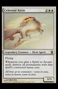 Magic the Gathering: Saviors of Kamigawa (Base Set) card 3 Celestial Kirin