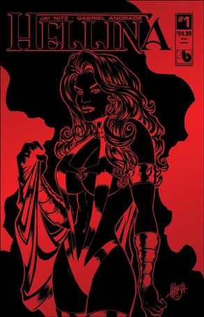 Hellina (2016) issue 1-M Black Leather Cover