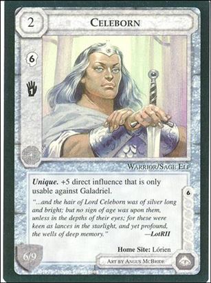 Middle-Earth: The Wizards (Base Set) card 78 Celeborn