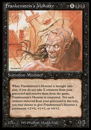 Magic the Gathering: The Dark (Base Set) card 45 Frankenstein's Monster