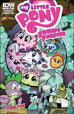My Little Pony: Friends Forever issue 21-C Diana Leto New York Comic Con / ComicXposure Cover