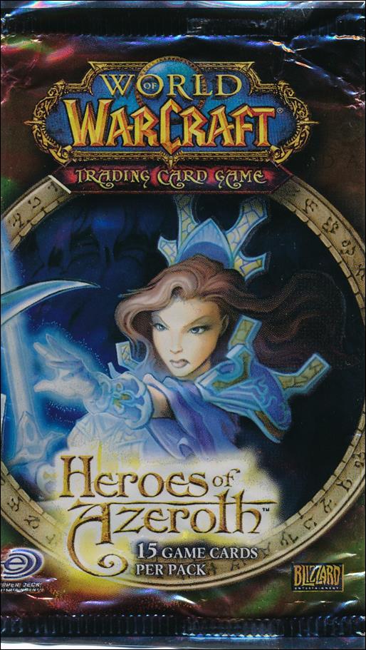 World of Warcraft: Heroes of Azeroth card 2-B Sealed Pack - Human