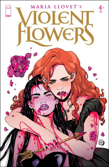 Violent Flowers (2024) issue 4 Maria Llovet Cover