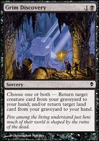 Magic The Gathering: Zendikar (Base Set) card 91 Grim Discovery