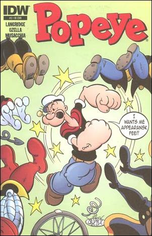 Popeye (2012) issue 5-B John Byrne 1:10 Cover