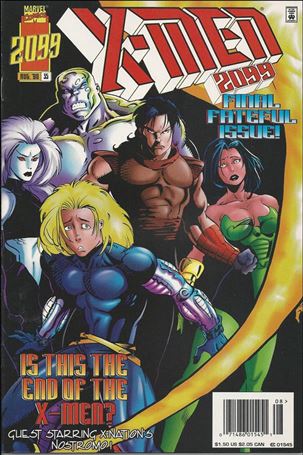 X-Men 2099 issue 35-B Newsstand Edition / Price Variant