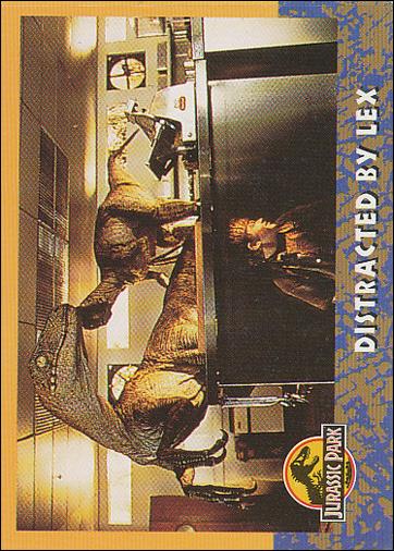 Jurassic Park (Base Set) card 59 Distracted by Lex
