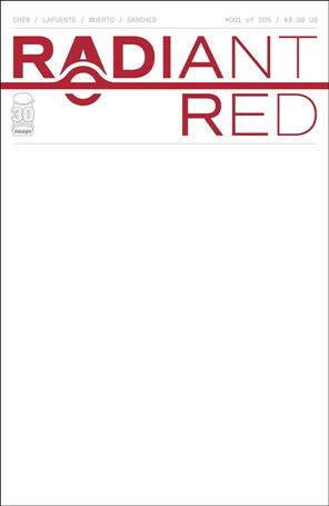 Radiant Red issue 1-C Blank/Sketch Cover