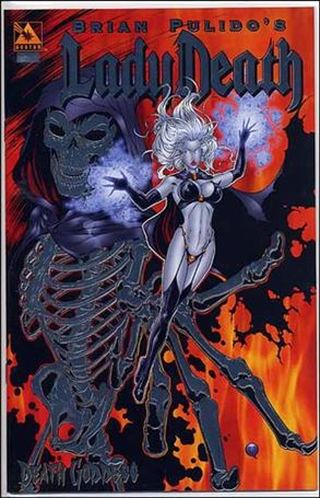 Lady Death: Death Goddess issue 1-J Platinum Foil Cover