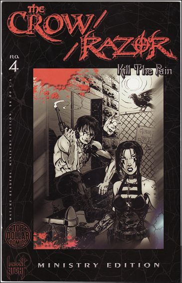 Crow/Razor - Kill the Pain issue 4-B Uglyboy Ministry Edition Cover