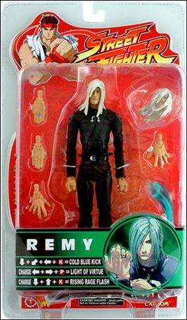 Street Fighter (Round 4) figure 5-D Remy (Black and Navy)