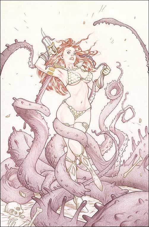 Red Sonja: Empire of the Damned issue 4-L Joshua Middleton Line Art 1:40 Virgin Cover