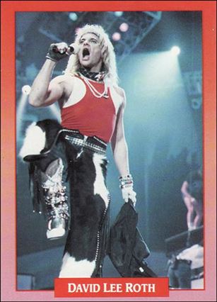 Rock Cards (Base Set) card 117 David Lee Roth