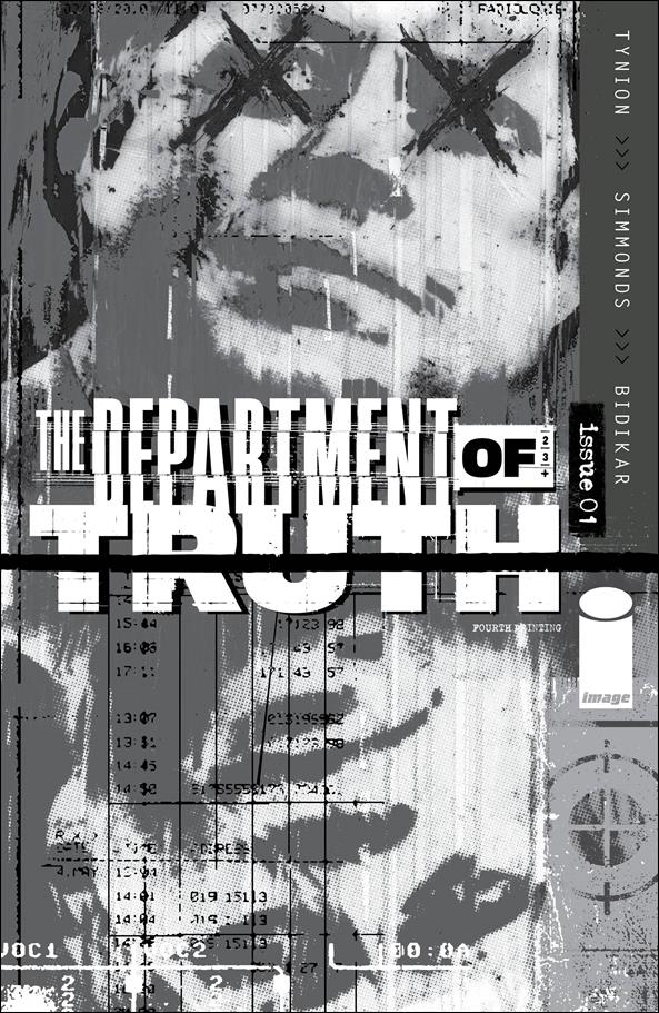 Department of Truth issue 1-L Martin Simmonds Cover (4th Printing)